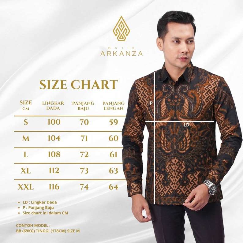 ARKANZA - Batik Shirt Men Adhi Laksana