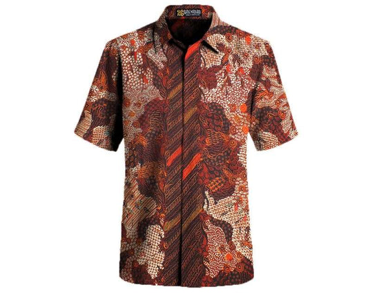 Authentic Madura Batik Shirt – Hand-Drawn in Indonesia | Custom Sizes | 100% Artisan Cotton