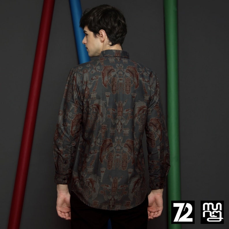 Batik shirt long sleeve comfortable enough for casual daywear