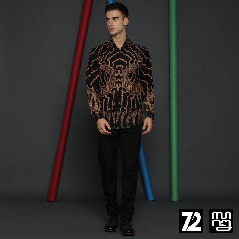 Batik shirt for men comfortable enough for casual daywear - Made to Order
