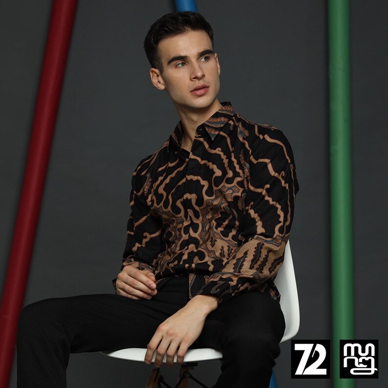 Batik shirt for men comfortable enough for casual daywear - Made to Order