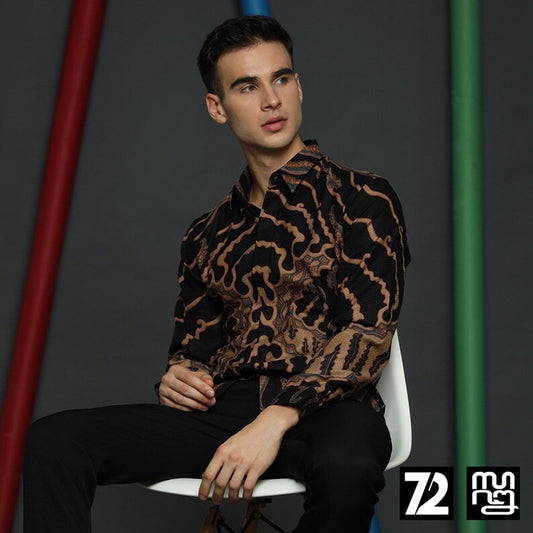 Batik shirt for men comfortable enough for casual daywear - Made to Order