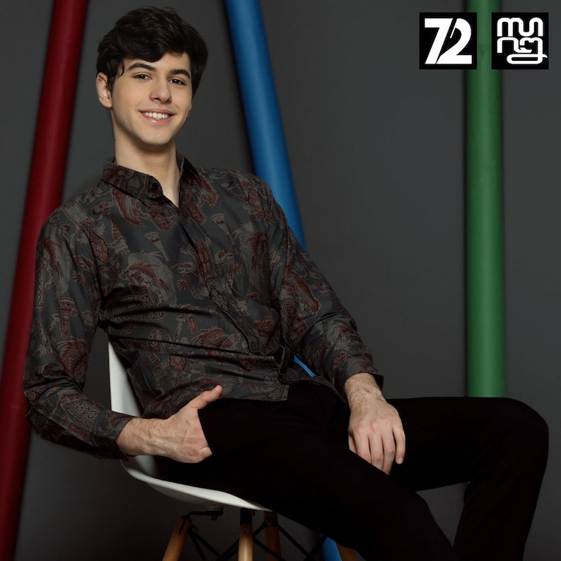 Batik shirt long sleeve comfortable enough for casual daywear