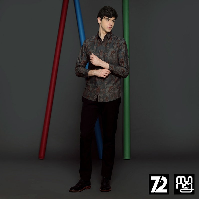Batik shirt long sleeve comfortable enough for casual daywear