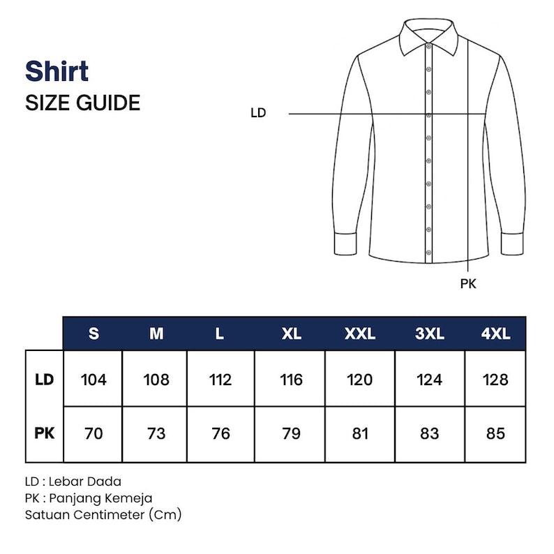 Mens Long Sleeve Batik T-Shirts Indonesia Style Authentic Batik Print with double Stitched