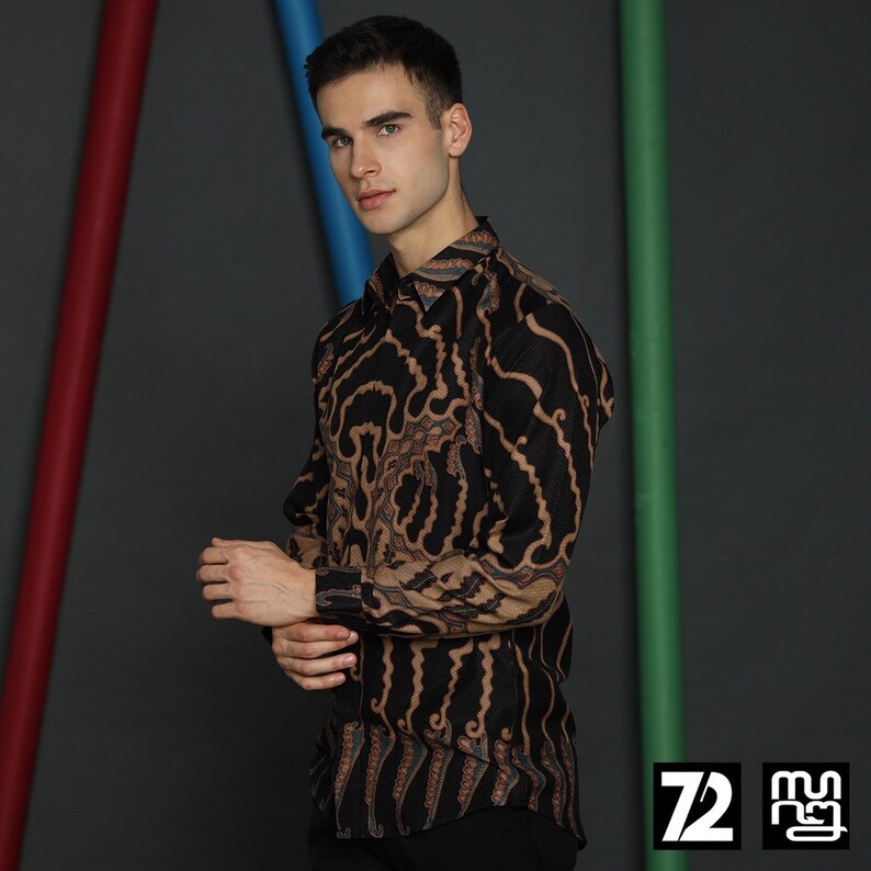 Batik shirt for men comfortable enough for casual daywear - Made to Order