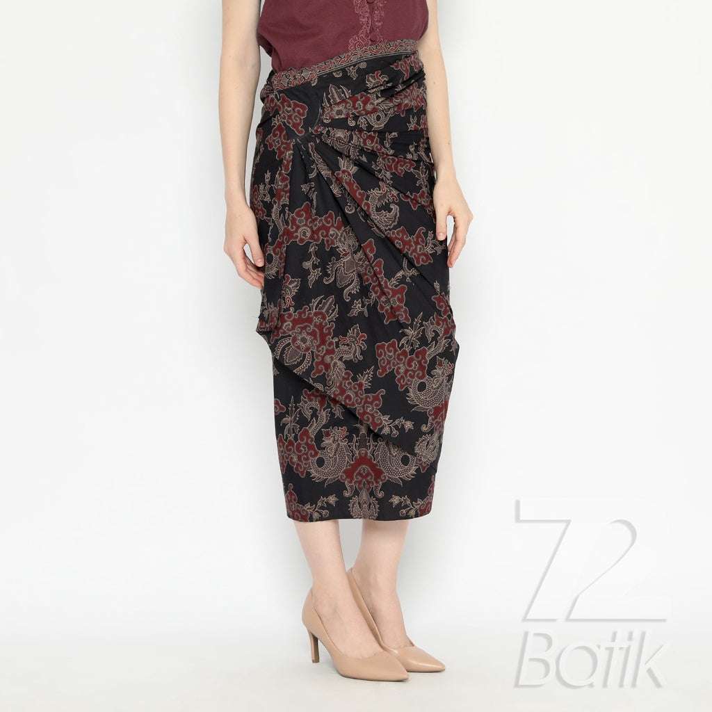72 Batik - Wrapped Span Batik Skirt 726771